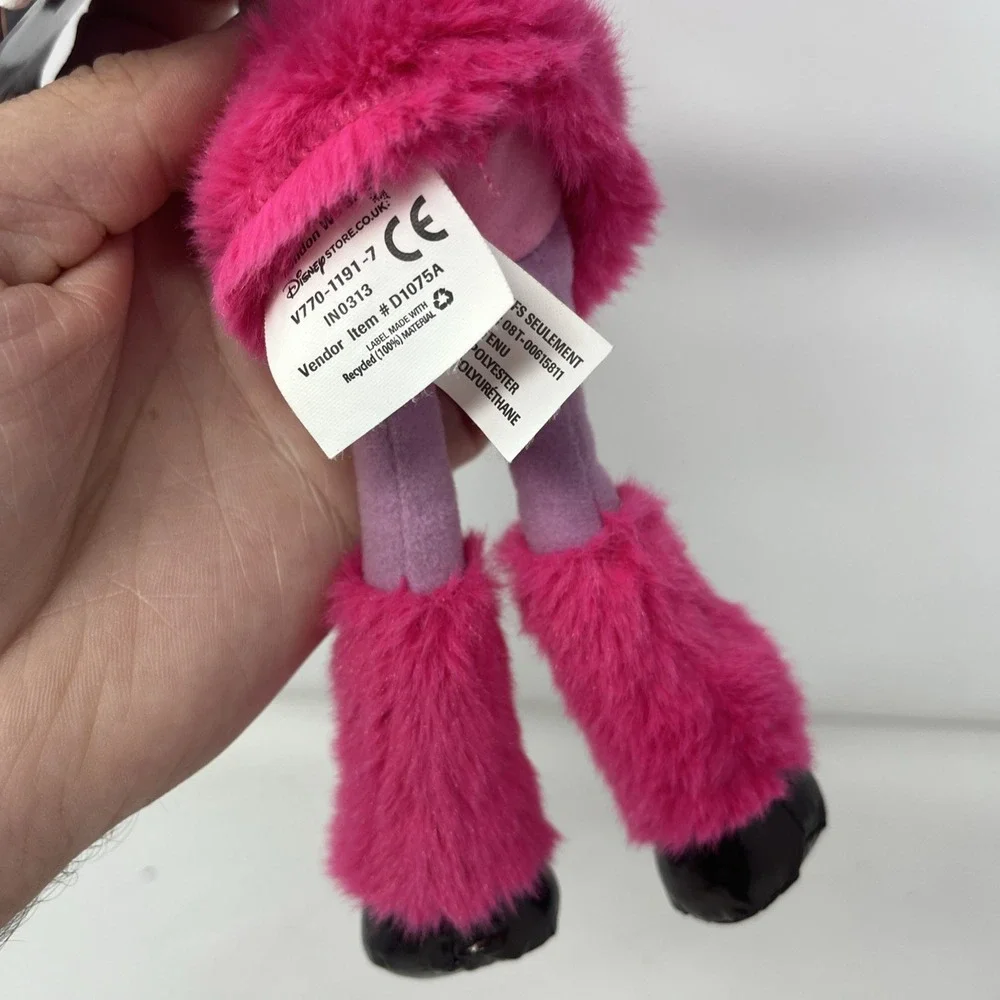Disney Store Monsters Univsersity PNK Pink Carrie Williams Plush Toy Doll NWT